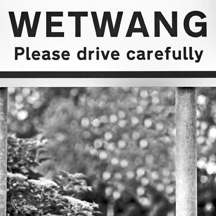 Greeting Card - Wetwang road sign – Lesser Spotted Images
